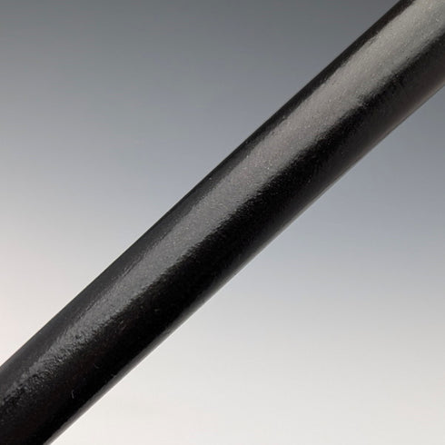 1918 British antique men's pure silver decorated horn handle walking stick 82cm